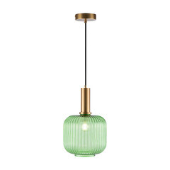 Светильник подвесной Freya Zelma E27 40 Вт 3 кв.м латунь IP20 (FR8012PL-01BS) - фото 1