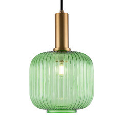 Светильник подвесной Freya Zelma E27 40 Вт 3 кв.м латунь IP20 (FR8012PL-01BS) - фото 3