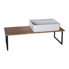 Столешница под раковину 120х47х2 см массив дуба АСБ-Мебель Оливия (12393) - фото 4