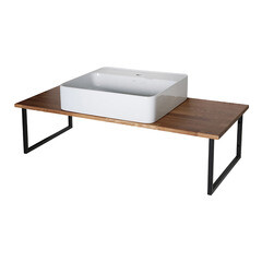 Столешница под раковину 100х47х2 см массив дуба АСБ-Мебель Оливия (12392) - фото 2