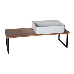 Столешница под раковину 100х47х2 см массив дуба АСБ-Мебель Оливия (12392) - фото 3