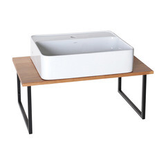 Столешница под раковину 80х47х2 см массив дуба АСБ-Мебель Оливия (12391) - фото 4