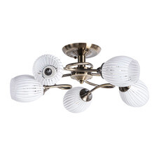 Люстра потолочная Arte Lamp Arya E27 200 Вт 10 кв.м (A2941PL-5AB)