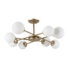 Люстра потолочная Arte Lamp Marco E14 480 Вт 21 кв.м (A2703PL-8SG)