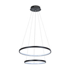 Люстра светодиодная подвесная Arte Lamp Frodo 65 Вт 3000-6000К 3 кв.м (A2197SP-2BK)