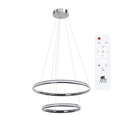 Люстра светодиодная подвесная Arte Lamp Meridiana 70 Вт 3000-6000К 3 кв.м (A2198SP-2CC) - фото 2