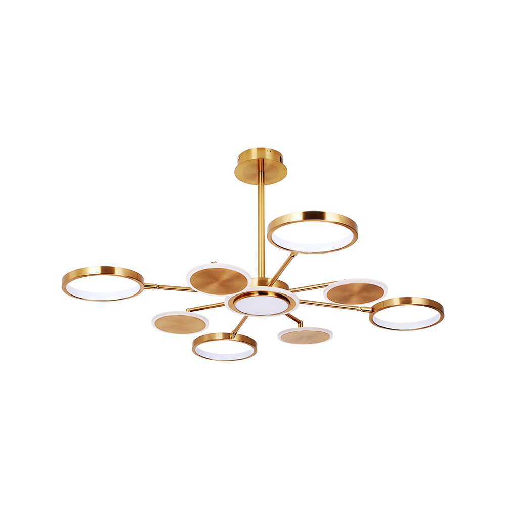 Изображение товара Люстра светодиодная потолочная Arte Lamp Sienna 80 Вт 3000-6400К 4 кв.м (A1363PL-8PB)