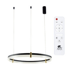 Люстра светодиодная потолочная Arte Lamp Mercury 76 Вт 3000-6000К 7 кв.м (A2183SP-1BK) - фото 2