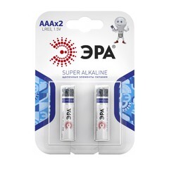 Батарейки ЭРА LR03-2BL SUPER Alkaline C0038453