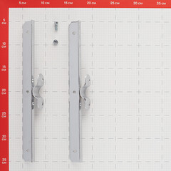 Держатель для полки двухсторонний к системе Joker d25 мм хром - фото 2