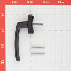 Ручка оконная коричневая металл Maco Harmony - фото 3