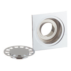 Трап душевой вертикальный Ore D1050V с гидрозатвором 100х100 мм d50 мм цельнометаллический - фото 4