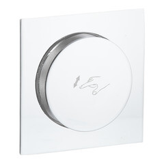 Трап душевой вертикальный Ore D1050VA 100х100 мм d50 мм цельнометаллический - фото 4