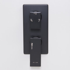 Смеситель для душа встраиваемый WasserKraft Abens однорычажный черный (2071) - фото 4