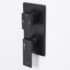 Смеситель для душа встраиваемый WasserKraft Abens однорычажный черный (2071) - фото 2