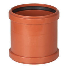 Муфта Ostendorf KGU d160 мм пластиковая надвижная для наружной канализации (222500) - фото 1