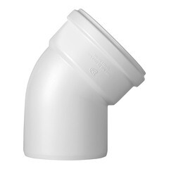 Отвод Pro Aqua Stilte Plus d110 мм 45° пластиковый шумопоглощающий для внутренней канализации - фото 2