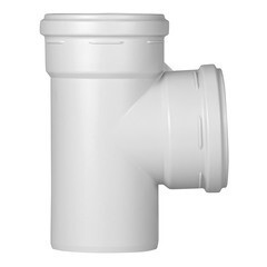 Тройник Pro Aqua Stilte Plus d110 мм 87° пластиковый шумопоглощающий для внутренней канализации - фото 2