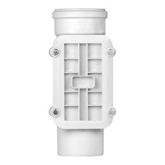 Ревизия Pro Aqua Stilte Plus d110 мм пластиковая шумопоглощающая с крышкой для внутренней канализации - фото 2