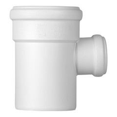 Тройник Ostendorf SKEA d110х58 мм 87° пластиковый бесшумный для внутренней канализации (335420) - фото 2