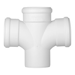 Крестовина Ostendorf SKDA d110х110х110 мм 87° пластиковая бесшумная для внутренней канализации (335900) - фото 3