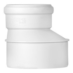 Переходник Ostendorf SKR d160х110 мм пластиковый эксцентрический бесшумный для внутренней канализации (337710) - фото 2