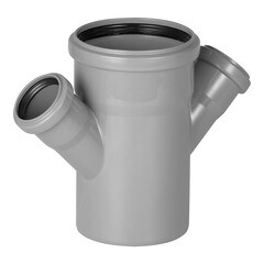 Изображение товара Крестовина Ostendorf HTDA d110х50х50 мм 45° пластиковая для внутренней канализации (115540)