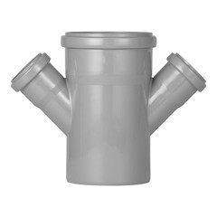 Крестовина Ostendorf HTDA d110х50х50 мм 45° пластиковая для внутренней канализации (115540) - фото 2