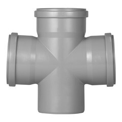 Крестовина Ostendorf HTDA d110х110х110 мм 87° пластиковая для внутренней канализации (115935) - фото 2