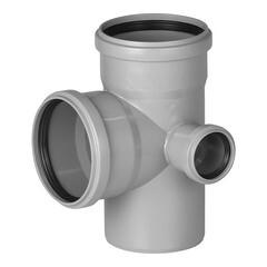 Крестовина Ostendorf HTEDR d110х110х50 мм 87° пластиковая для внутренней канализации (115960) - фото 1