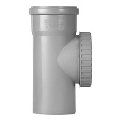 Ревизия Ostendorf HTRE d90 мм пластиковая для внутренней канализации (114600) - фото 2