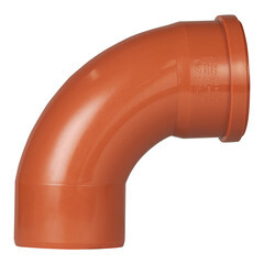 Отвод Ostendorf KGBD d110 мм 87° пластиковый для наружной канализации (228088) - фото 2