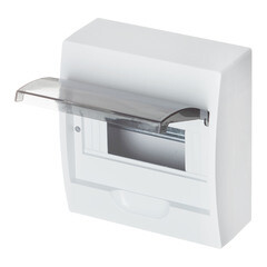 Щит распределительный навесной EKF PROxima ЩРН-П-8 пластиковый IP41 200х184х95 мм 8 модулей - фото 4