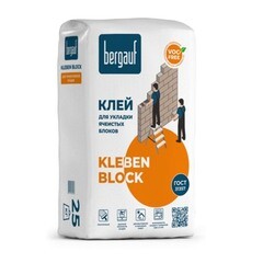 Клей для блоков Bergauf Kleben Block, 25 кг