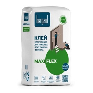 Клей плиточный Bergauf Максифлекс 25 кг