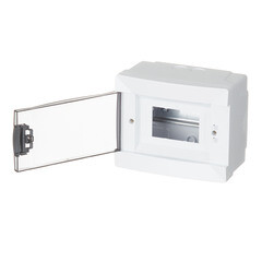 Щит распределительный навесной Makel ЩРН-П-6 пластиковый IP40 140х172х95 мм 6 модулей с DIN-рейкой и нулевой шиной - фото 2