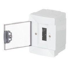 Щит распределительный навесной Makel ЩРН-П-2 пластиковый IP40 140х100х92 мм 2 модуля белый - фото 2