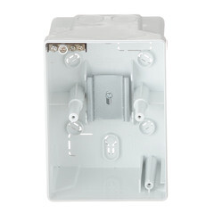 Щит распределительный навесной Makel ЩРН-П-2 пластиковый IP40 140х100х92 мм 2 модуля белый - фото 4