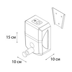 Диспенсер для мыла Fixsen Hotel 500 мл нержавеющая сталь (FX-31012) - фото 4