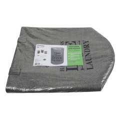 Корзина для белья Fixsen Laundry d380х600 мм 80 л серая (FX-1031А) - фото 2