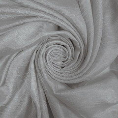 Штора тафта серая 135х260 см Casa Conforte Тергалет (2 шт.) (6178688) - фото 3