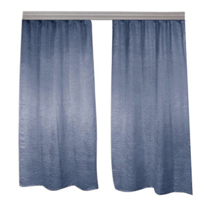 Штора тафта синяя 135х260 см Casa Conforte Тергалет (2 шт.) (6178687)