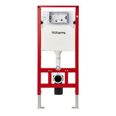 Инсталляция Tece Spring для подвесного унитаза с кнопкой хром со звукоизоляцией (К955101/S955101) - фото 7