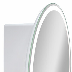 Зеркальный шкаф Continent Torneo 60х60х15 см с подсветкой белый - фото 10