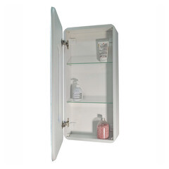 Зеркальный шкаф Continent Elliott 40х80х15 см с подсветкой левый белый - фото 8