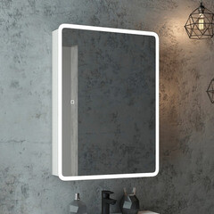 Зеркальный шкаф Continent Emotion 60х80х14 см с подсветкой белый - фото 4