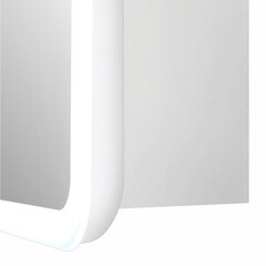 Зеркальный шкаф Continent Emotion 80х80х15 см с подсветкой белый - фото 7