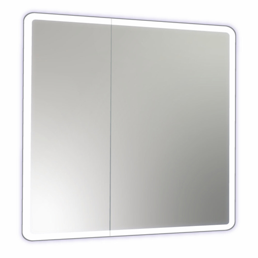 Изображение товара Зеркальный шкаф Continent Emotion 80x80x15 см с подсветкой для ванной