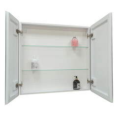 Зеркальный шкаф Continent Emotion 80х80х15 см с подсветкой белый - фото 8