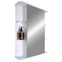 Зеркальный шкаф Continent Мондегу 60х80х15 см белый - фото 8